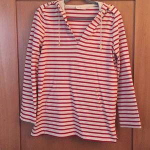 Tory Burch Hooded sweatshirt.